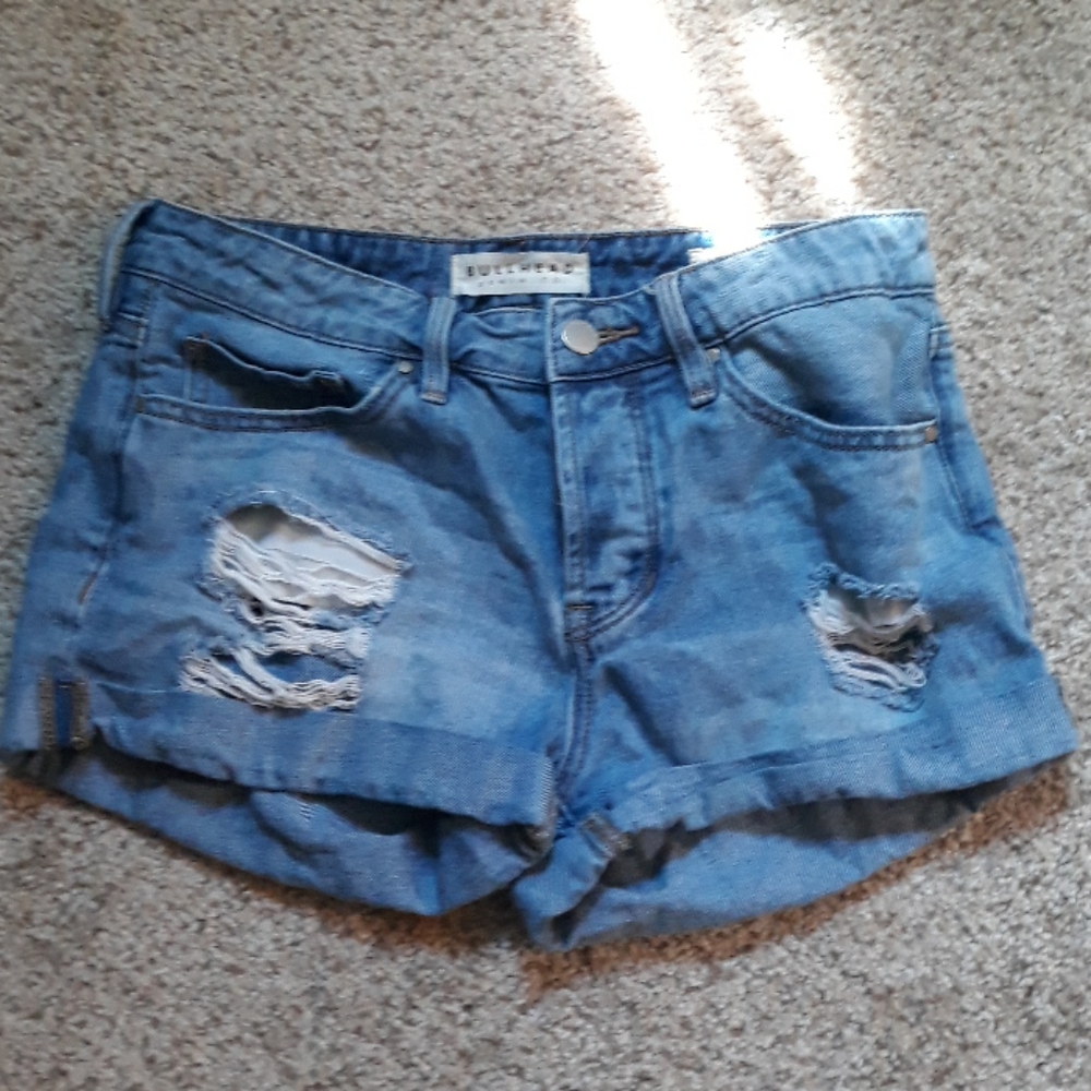 Denim shorts